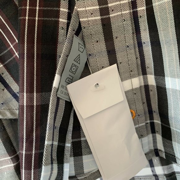 Thomas Dean XXL Plaid Button Down Dress Shirt - Picture 7 of 8